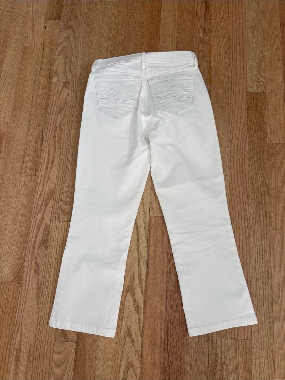 Lilly Pulitzer Annet Crop Flare White Jeans 00 fit petite - Picture 4 of 10